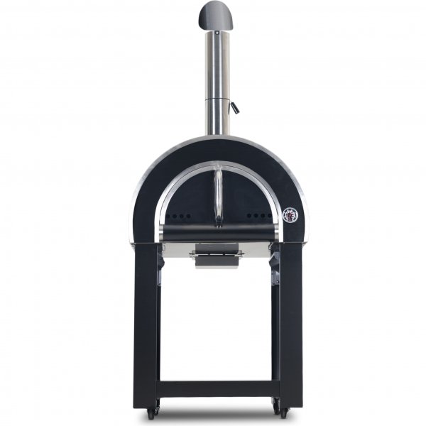 Puulmmitteinen pizzauuni kotikyttn | Milano Blackline