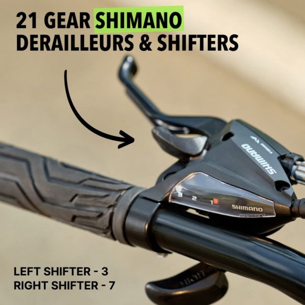 Maastopy�r� 29\\\" | 21 vaihdetta - Shimano | Kara - Punainen/musta