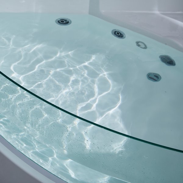 Whirlpool kulmakylpy huoltolmmityksell | 150x150cm | BK-058