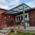 Asiakaskuva Liukukattokuisti 12m² | Liukuva parvekkeen katto | Kanava muovi / alumiini