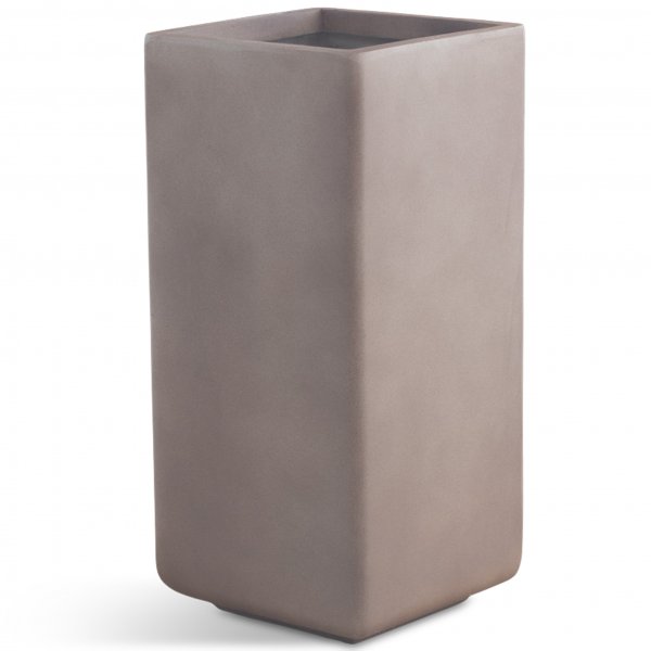 Kuituvahvisteiset ulkoruukut - Korkeat kapeat - Ruskea