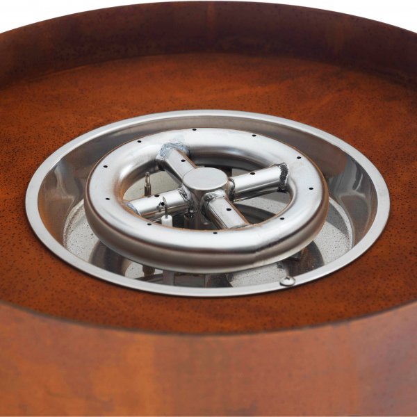 Kaasulämmitteinen takka corten-teräksestä | Ulkokäyttöön | Fredrik Kaasulämmitteinen takka corten-teräksestä | Ulkokäyttöön | Fredrik