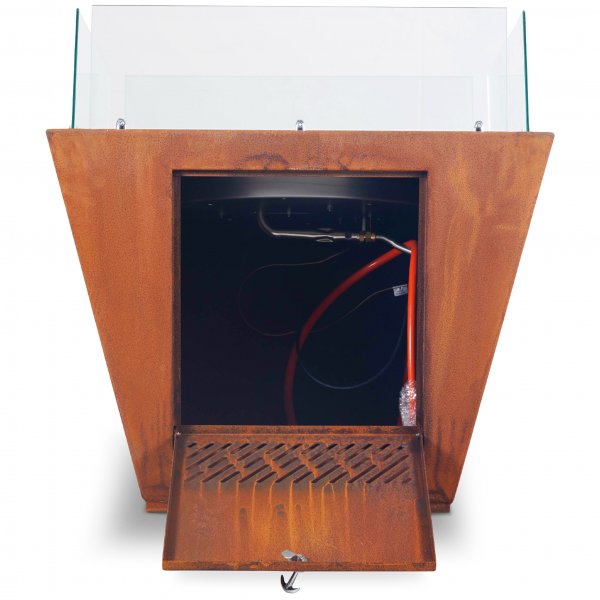 Kaasulämmitteinen takka corten-teräksestä | Ulkokäyttöön | Husum Kaasulämmitteinen takka corten-teräksestä | Ulkokäyttöön | Husum