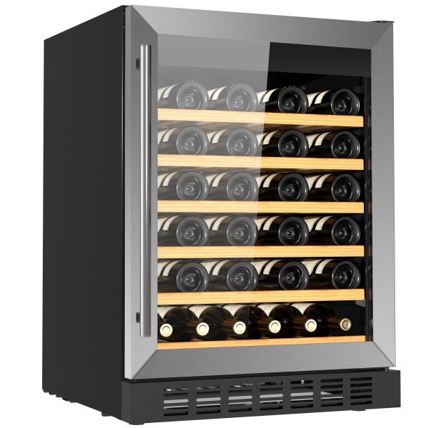 Viininjhdytin 46 pulloa | Erittin hiljainen | LED-valaistus