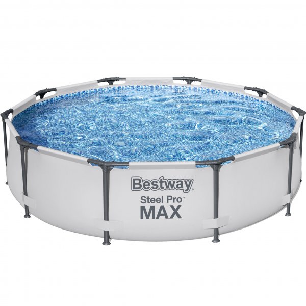 Bestway-allas maanpinnan yläpuolella Ø3m - 76cm syvä | Steel Pro MAX (56406) Bestway-allas maanpinnan yläpuolella Ø3m - 76cm syvä | Steel Pro MAX (56406)
