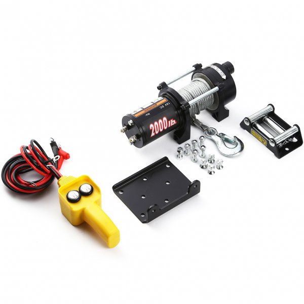 Sähkövinssi 12V mönkijälle, venetrailerille jne | Vetokyky 907 kg Sähkövinssi 12V mönkijälle, venetrailerille jne | Vetokyky 907 kg