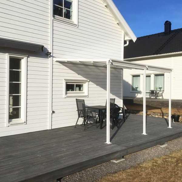 Parveke 3,7x2,5m | Erittäin korkea | Kanava muovi / alumiini Parveke 3,7x2,5m | Erittäin korkea | Kanava muovi / alumiini