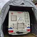 Asiakaskuva Autotallin teltta 3,5x7,5m | 26,2 m² matkailuautolle, asuntovaunulle ja veneelle