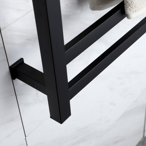 Sähköinen pyyhekuivain 60x82,5x12cm | SC06B | Musta Sähköinen pyyhekuivain 60x82,5x12cm | SC06B | Musta