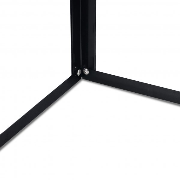 Korkea minikasvihuone | 4mm turvalasi | Musta