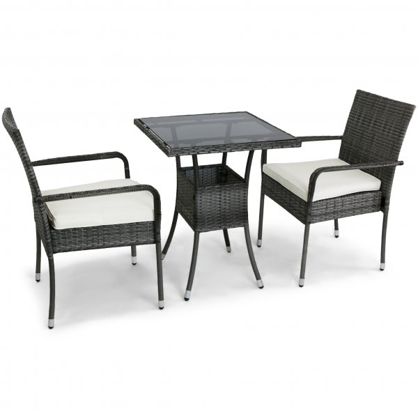 Kahvilasetti parvekkeelle synteettistä rottinkia | Lyfco Mölle Kahvilasetti parvekkeelle synteettistä rottinkia | Lyfco Mölle