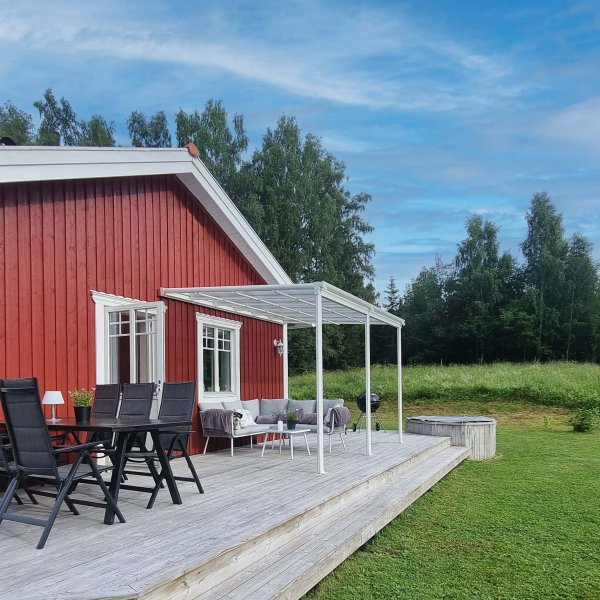 Parveke 3,7x2,5m | Erittäin korkea | Kanava muovi / alumiini Parveke 3,7x2,5m | Erittäin korkea | Kanava muovi / alumiini