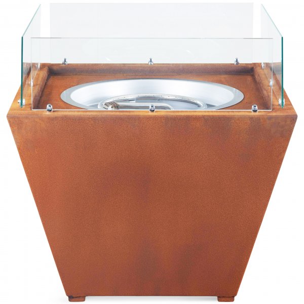 Kaasulämmitteinen takka corten-teräksestä | Ulkokäyttöön | Husum Kaasulämmitteinen takka corten-teräksestä | Ulkokäyttöön | Husum