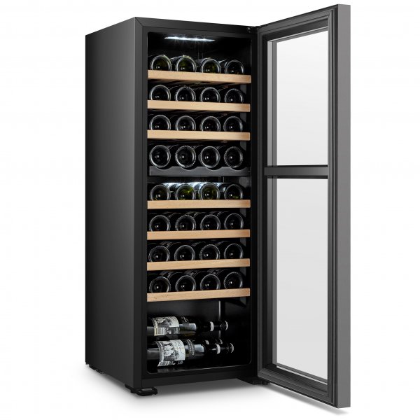 Viininjäähdytin 2 lämpötilavyöhykettä | 36 pulloa | Hiljainen | 42cm leveä Viininjäähdytin 2 lämpötilavyöhykettä | 36 pulloa | Hiljainen | 42cm leveä