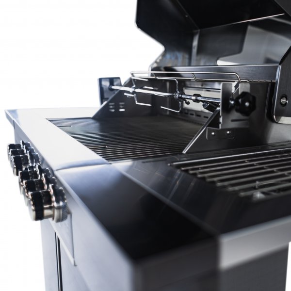 Ruostumaton kaasugrilli kuumailmatoiminnolla | Malibu/Nashville Blackline