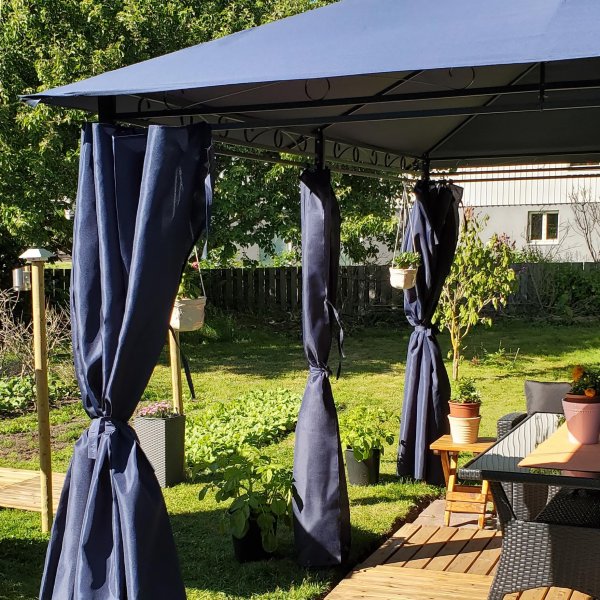 Paviljonki 4x3 m sis. paviljongin seint