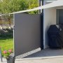 Korkea sivumarkiisi 1,8x3m | Aurinko-, tuuli- ja nksuojaksi | Metalcraft
