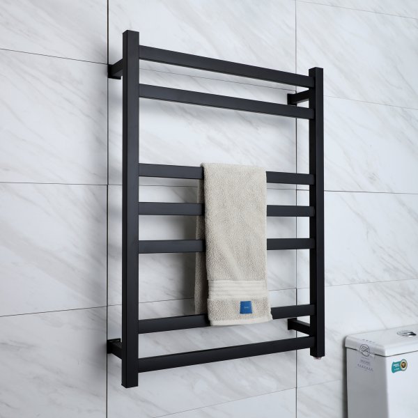 Sähköinen pyyhekuivain 60x82,5x12cm | SC06B | Musta Sähköinen pyyhekuivain 60x82,5x12cm | SC06B | Musta