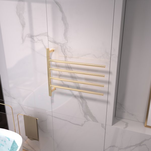 Suuri sähköinen pyyhekuivain 63x55x12,5cm | 9007 | Kulta Suuri sähköinen pyyhekuivain 63x55x12,5cm | 9007 | Kulta