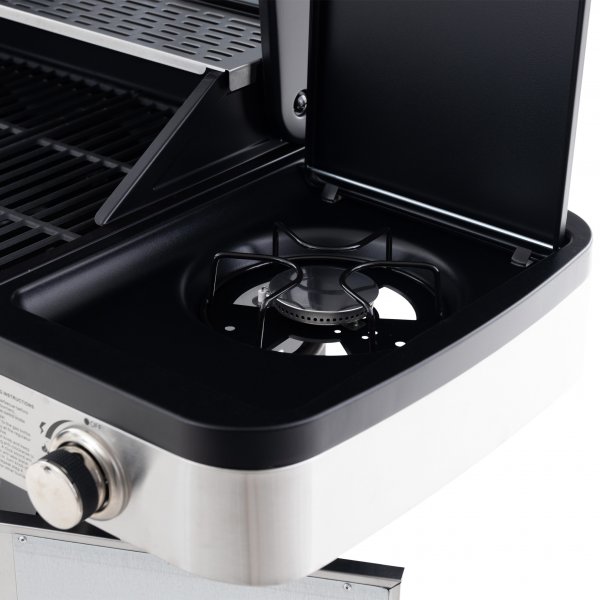 Kaasugrilli 14,5 kW | 4 ruostumatonta poltinta ja 1 sivupoltin | St. Louis