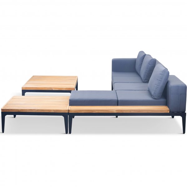 Lounge ryhmä puutarhaan | Tiikki ja alumiini | Lyfco Björkskär Lounge ryhmä puutarhaan | Tiikki ja alumiini | Lyfco Björkskär